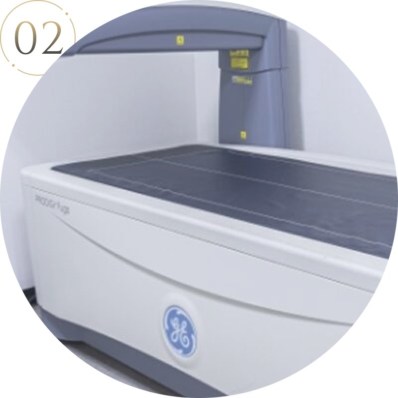 全身の骨密度検査が可能